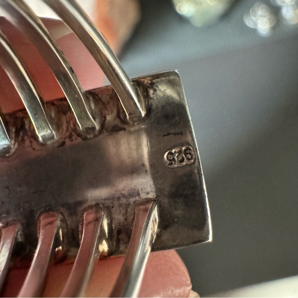 Rectangular Kyanite Ring - image 8